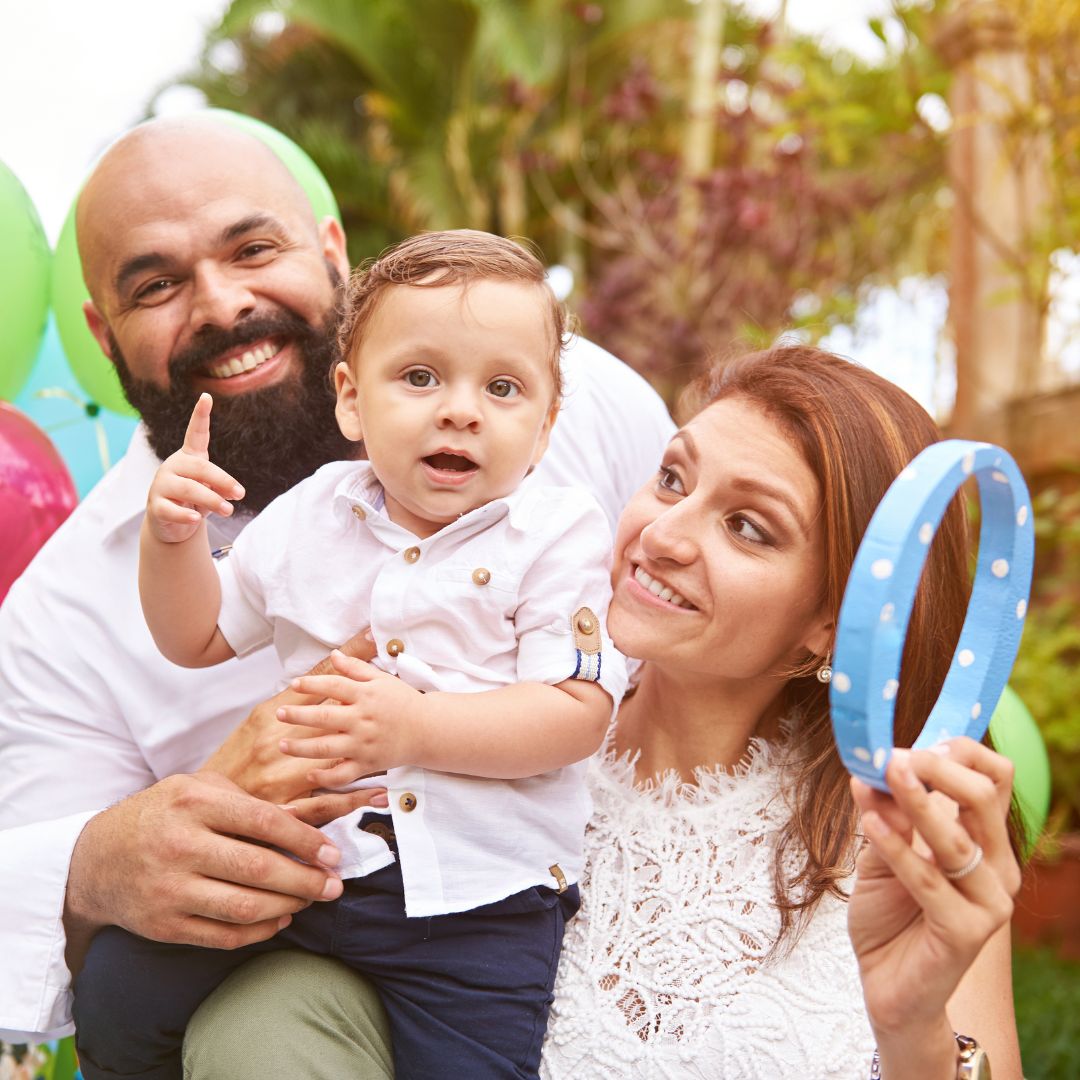 family of three